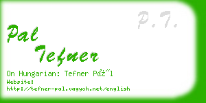 pal tefner business card